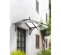 Palram Iris Black Door Canopy - 1250 x 1749mm
