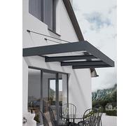 9â4 x 4â7 Palram Canopia Sophia XL 3000 Grey Clear Door Canopy (2.86m x 1.4m)