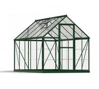 Canopia by Palram Greenhouse Hybrid 6X10 - Polycarbonate - L306 X W185 X H208 - Green