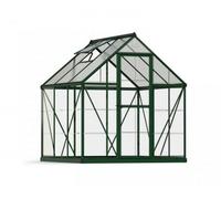 Canopia by Palram Greenhouse Hybrid 6X6 - Polycarbonate - L186 X W185 X H208 - Green