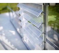 Canopia by Palram Greenhouse Louvre Side Window - L74 X W62 X H3.5 Cm - Silver
