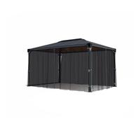 Palram - Canopia Canopia by Palram Martinique Rectangular Gazebo Netting Set- Grey, Grey