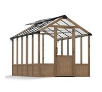 Palram Canopia Natura Cedar 8x12 Wooden Greenhouse