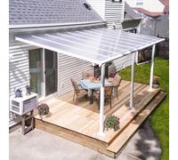 Palram - Canopia Canopia by Palram Olympia Patio Cover 3m x 4.25m - White Clear, White