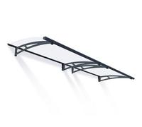 Palram - Canopia Canopia by Palram Aquila 3' x 10' Door Awning - Grey, Grey