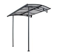 Palram Patio Cover Vega Door Awning Canopy 2000 Clear - Grey Palram Grey