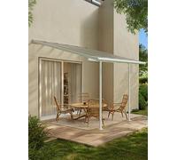 Canopia By Palram Sierra Patio Cover 3X3.05 White Clear White