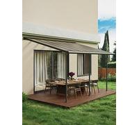 10x14 Palram Canopia Sierra Grey Clear Patio Cover