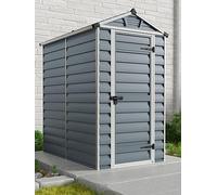 Palram Skylight Shed 4 x 6 Dark - L176.8 x W120.7 x H203.5 cm - Dark Grey Palram Dark Grey