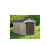 Palram Skylight Shed 6 x 12 Tan 2 Box - L378.6 x W185.4 x H217 cm in Beige Palram Beige