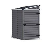Palram Skylight Shed Pent 4X6 Dark - L175 x W117.5 x H203 cm - Dark Grey Palram Grey