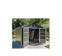 Palram Yukon 11 x 9 Shed - Polycarbonate - L271 x W332 x H252 cm - Dark Grey Palram Grey