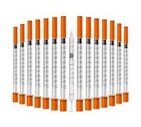 CANOPUS 15 pack 1ml Dispensing Measuring Tool with 30G x 8mm Tip, Individually Sealed, for Fluid Mixing