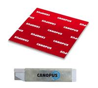 CANOPUS Double Sided Pad, 10cm x 10cm, Black 1.1mm Thickness