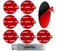 CANOPUS Double Sided Pads, 50.8 mm Dia, 8-PCs, Black