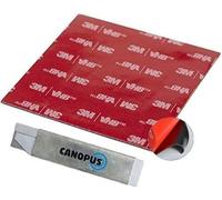 CANOPUS Double Sided Pads Heavy Duty Waterproof 10cm x 10cm Extra Strong Rear Mirror Sticky Pad for Dash Cam Windscreen Home Decor Number Plate