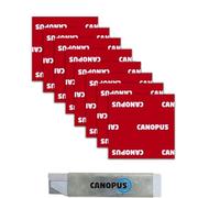 CANOPUS Double Sided Pads Heavy Duty Waterproof 8PCs (38mm x 38mm) Extra Strong Sticky Pads for Rear Mirror, Dash Cam, Windscreen, Door Bell, Number Plate, Black