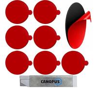 CANOPUS Double Sided Pads, Waterproof 50.8 mm Dia, 8-PCs Sticky Pads, Ideal for