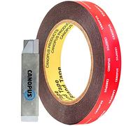 CANOPUS Double Sided Tape 19mm x 3m Black, Heavy Duty 5952 for Mounting, Number Plate, Home Office Decor, Indoor, Outdoor use, Automotive