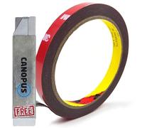 CANOPUS Double Sided Tape Heavy Duty 5mm x 3m Waterproof for Automotive, LED Strips, Indoor & Outdoor Mounting