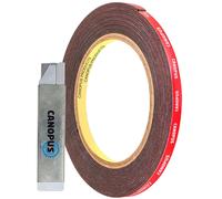 CANOPUS Double Sided Tape Heavy Duty Strips (8mm x 3meter) Waterproof Automotiv