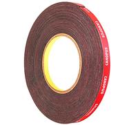 CANOPUS Double Sided Tape Strong 5mm x 15m, Waterproof Heavy Duty, Ideal for LED Strip Lights, Automotive, Home, Office, Car, Decor, Dark Gray