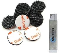 CANOPUS Dual Lock SJ3550 Circles, 23 mm - Dia, 16 Pack, Waterproof Reclosable F