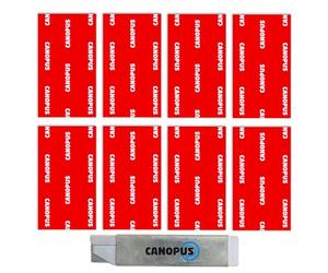 CANOPUS Number Plate Pads Heavy Duty, 8-PCs 25mm x 75mm Waterproof Double Sided Sticky Pads, for License Plate, Home Office Mounting Purposes