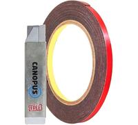 CANOPUS Professional Double Sided Tape Heavy Duty 5952 Black (6.3mm x 3m) Waterproof Extra Strong Acrylic Foam Tape for Automotive, Led Strip Lights, Indoor Outdoor Use