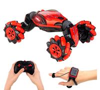 CANOPUS Remote Control Car Age 6+, Big RC Stunt Car 1:12 Scale, with Extra Replacement Battery, 4WD Double Sided Driving, Rotating Twisting Climbing, 360° Flips, Amazing Toy for Kids