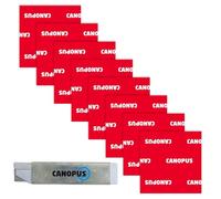CANOPUS Waterproof Double Sided Pads, Clear 75 mm x 75 mm, 8-PCs, Extra Strong Sticky Pads, Ideal for Number Plate, License Plate, Home Office Decor