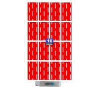 CANOPUS Waterproof Heavy Duty Sticky pads, 16 PCs (25mm x 50mm) Double Sided Ideal for Home and Car Surface, Doorbell, Car Interior Mirror Adhesive Pads