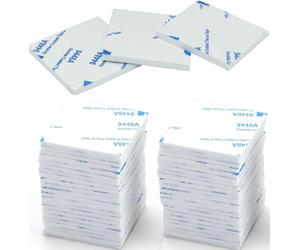 CANOPUS White Double Sided Sticky Pads Heavy Duty, 48PCs 40mm x 40mm, Waterproof Sticky Back Foam Pads, for Wall, Number Plate, Dashcam