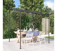 vidaXL Canopy Cream 2x2.3 m 180 g/m² Fabric and Steel Garden Gazebo Party Tent