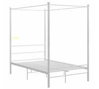 Canopy Bed Frame Metal Bedroom Furniture Multi Colours Multi Sizes vidaXL