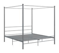 Canopy Bed Frame Metal Bedroom Furniture Multi Colours Multi Sizes vidaXL