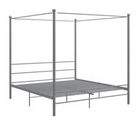 Canopy Bed Frame Metal Bedroom Furniture Multi Colours Multi Sizes vidaXL