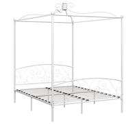Canopy Bed Frame Metal Bedroom Single Beds Multi Sizes Multi Colours vidaXL
