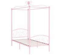 Canopy Bed Frame Metal Bedroom Single Beds Multi Sizes Multi Colours vidaXL