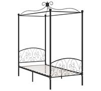 Canopy Bed Frame Metal Bedroom Single Beds Multi Sizes Multi Colours vidaXL