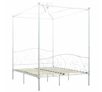 Canopy Bed Frame Metal Bedroom Single Beds Multi Sizes Multi Colours vidaXL