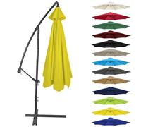 Canopy Cover 200CM 2.7M 300CM (6 Arms/8 Arms) Umbrella Replacement Cloth Cantilever Parasol Top Fabric Cover UV Protective(Color:Yellow,Size:8 ribs-3m(9.8ft))