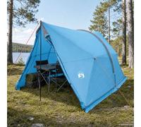 Canopy Tent Blue 344x282x204cm 185T Polyester PU-coated Water-Resistant Setup XL