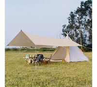 Canopy Tent for Camping 3 Person Tent Pyramid Housing Tent Holiday Outdoor Tent for Picnic, Party,Double Door Ventilation,Adult Teepee Pagoda Tent