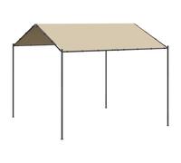 Canopy Tent Outdoor Gazebo Party Beige 3x3 m Steel and Fabric vidaXL
