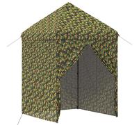Canopy Tent with 4 Sidewalls Army Camouflage Outdoor Event Party Fair vidaXL