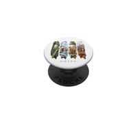 Canopy Walkways and African Elephants Vacation Ghana PopSockets Adhesive PopGrip