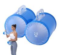 Canopy Water Weight - Water Training Bag 2x 5kg | Basic Training Halpers Portable Muscle Trainers Adjustable for Gym Home Travel Women Men Beginners Rehabilitation