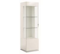Canova Display Cabinet - 1 Door - LHF - White Gloss