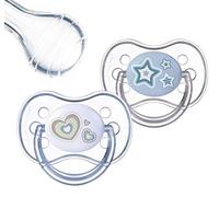 Canpol babies 2 dummy silicone cherry shape, round, double pack (6-18 months).